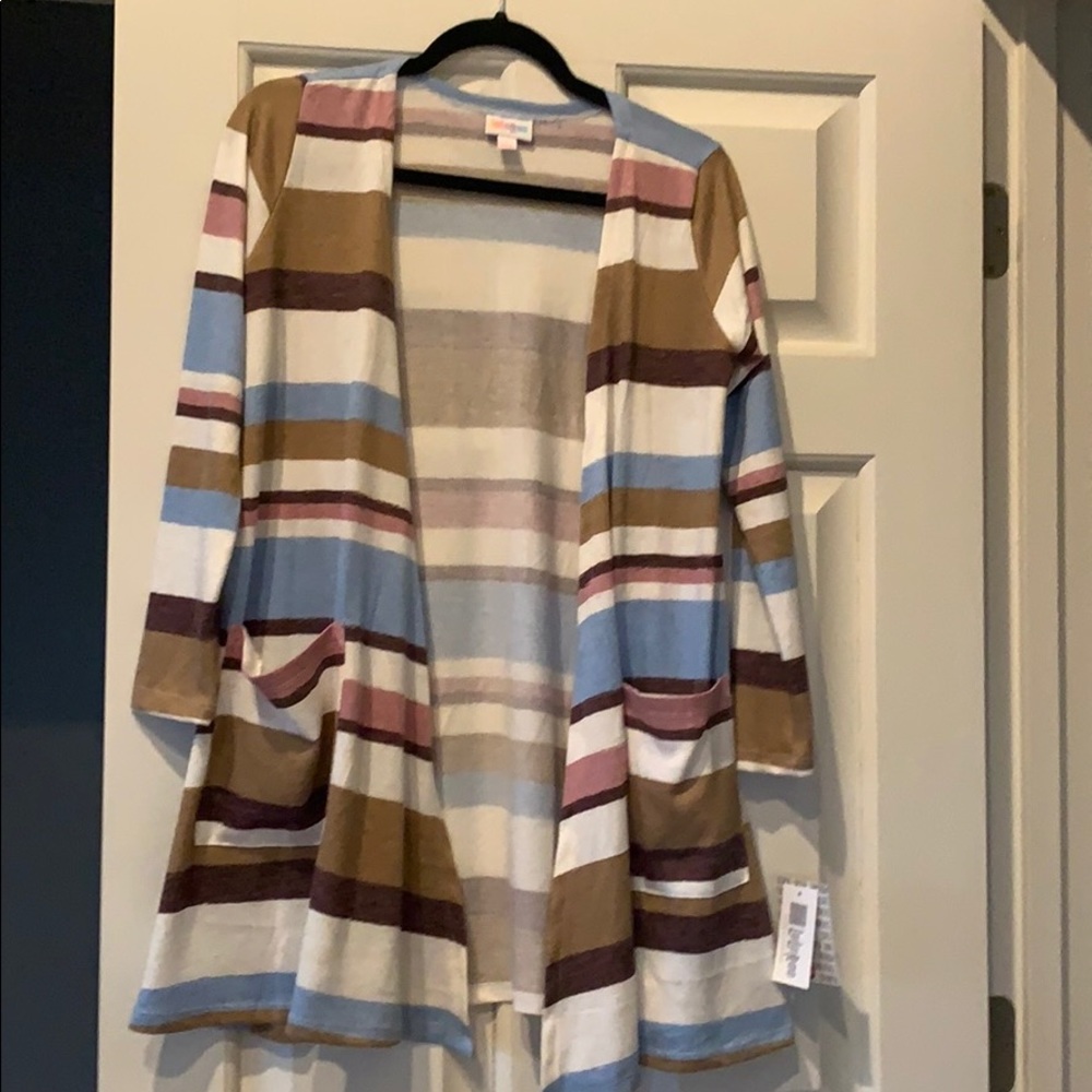 Open cardigan with pockets